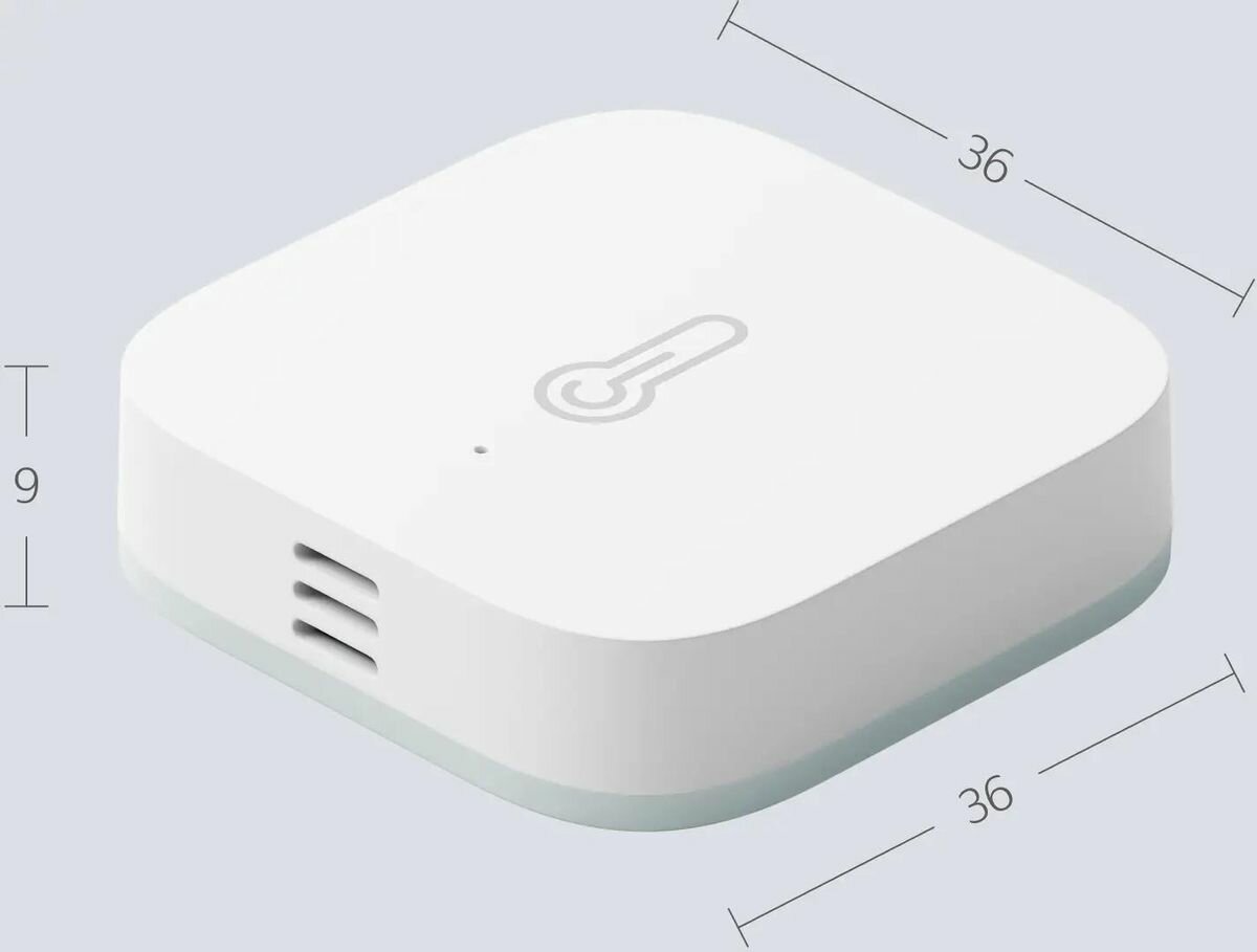 Датчик температуры и влажности (YNDX-00523) Zigbee белый — фото 1