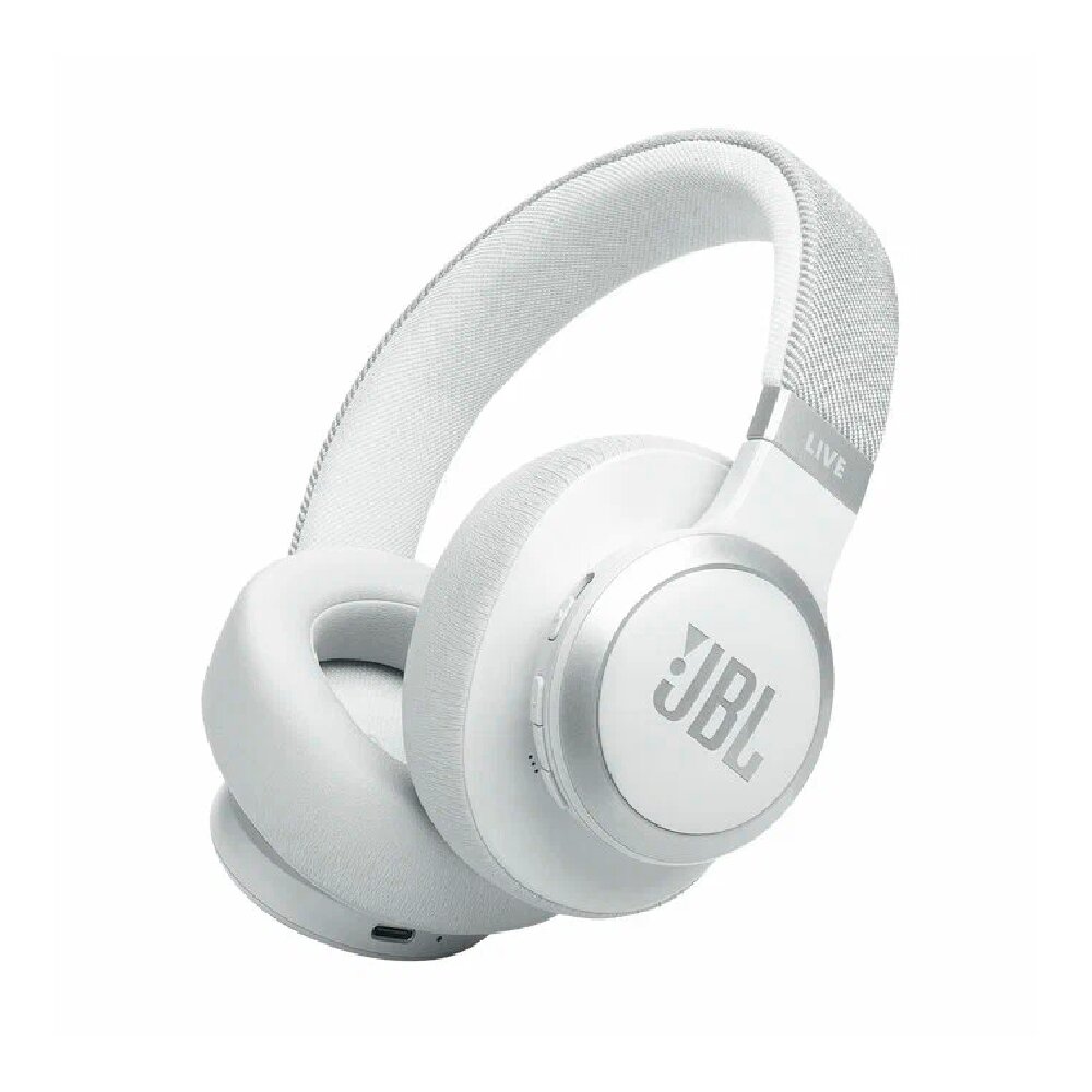 Беспроводные наушники JBL Live 770NC, White (Белый), ANC, полноразмерные, BT 5.3, 2023
