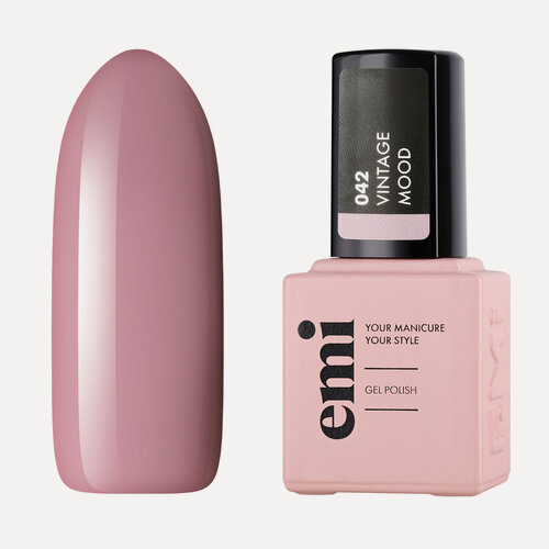 Изображение товара EMI, Гель-лак EMILac №042, Винтажное настроение, 9 мл
