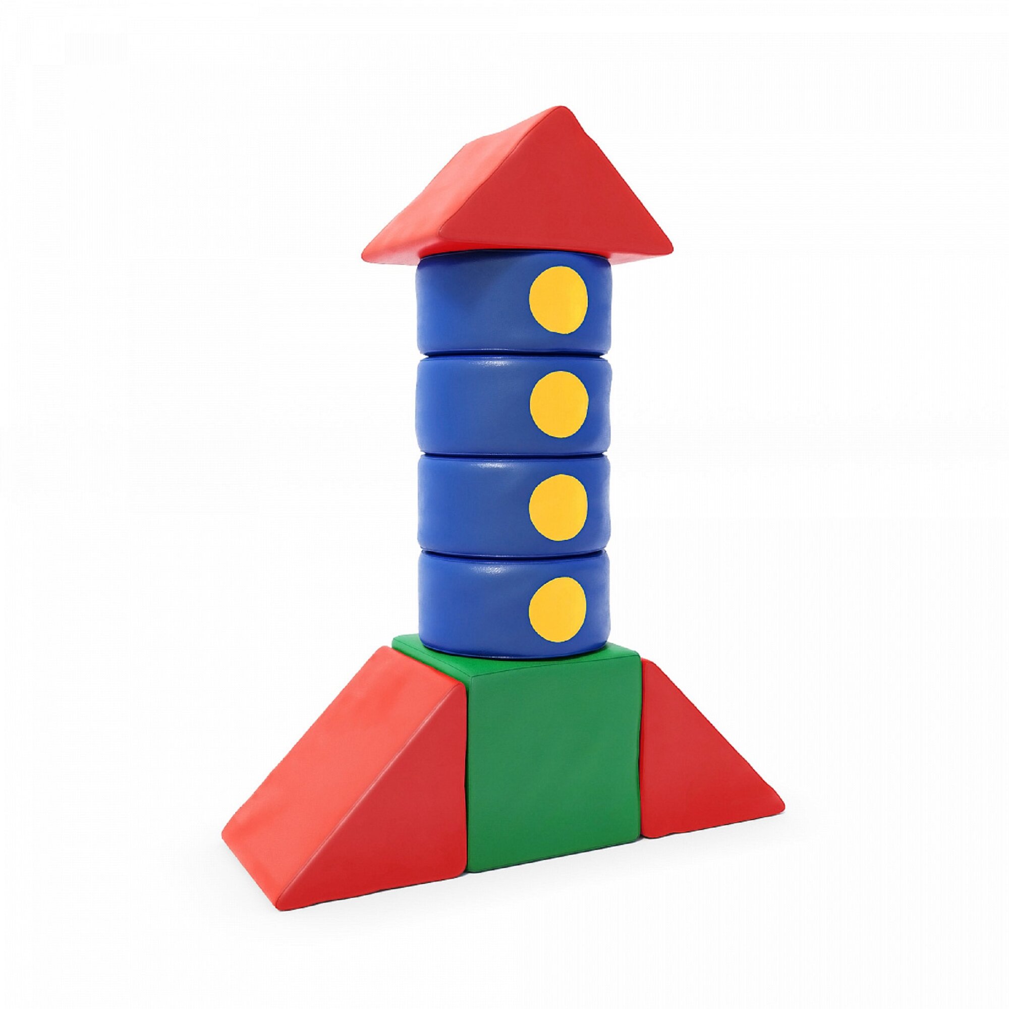 Мягкий спортивный игровой модуль Ракета Romana ДМФ-МК-08.71.00 ROMANA поролон/винилискожа