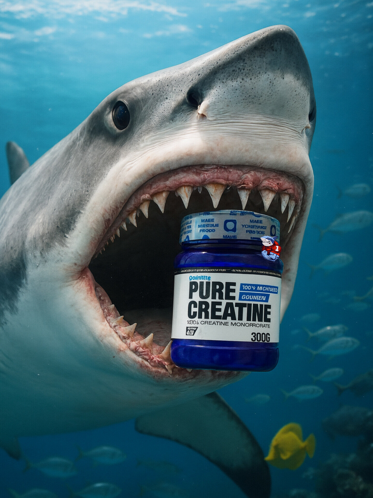 Pure Creatine от Quamtrax 100 порций каждая порция 3 грамм креатина моногидрата.