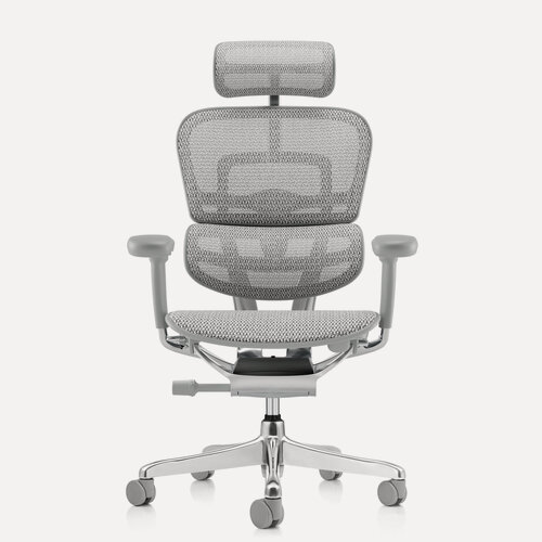 Изображение товара Кресло компьютерное Falto Ergohuman 2 SE Luxury (серый, премиум, 5D подлокотники, алюминиевая рама, кевларовая сетка)