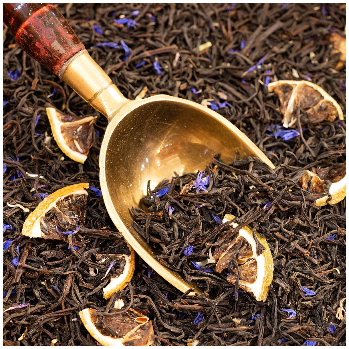 Чай черный Sunleaf Earl Grey, 100 г / листовой черный цейлонский чай / чай с бергамотом / Эрл Грей - фотография № 4