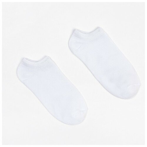 Носки мужские укороченные MINAKU: Premium цвет белый, р-р 41-43 (27 см)