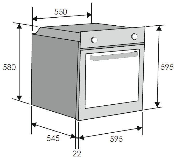 Встраиваемые духовые шкафы CANDY Духовой шкаф Электрический Candy FCS100 W/E1 - фотография № 9