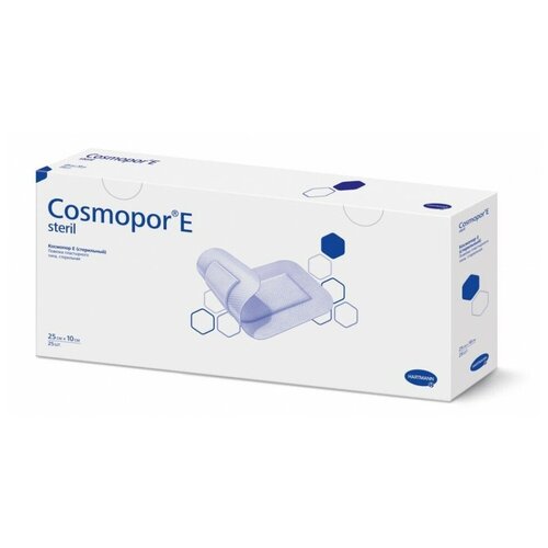 Hartmann Cosmopor Е повязка самоклеящаяся стерильная, 25х10 см, 25 шт.