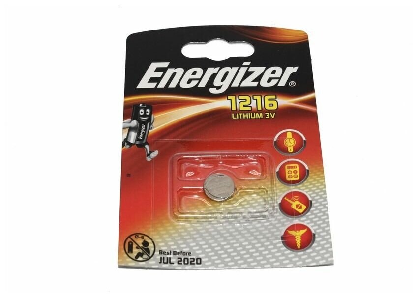 Батарейка Energizer CR1216 3V Lithium 1/10