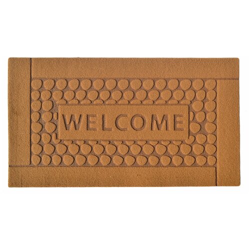 Придверный коврик 40x75 см GIZ HOME Турция коричневый 100% полиэстер 103PRKHWT1909