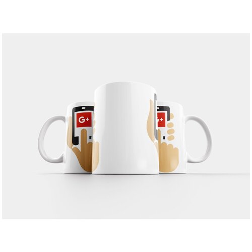 фото Кружка "приложения, приложение, трогать" 320 мл lotsprints