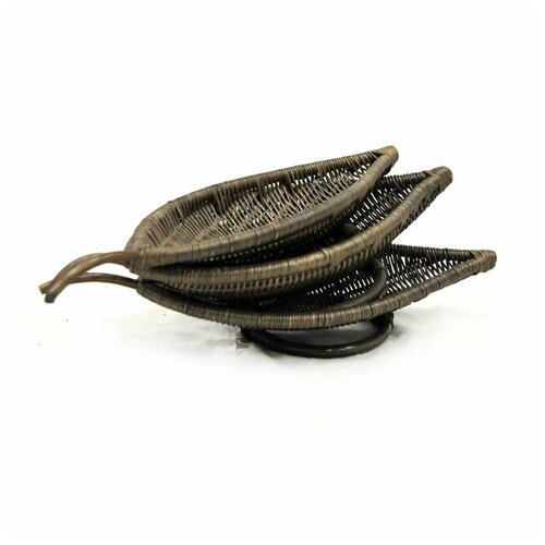 Комплект подносов в форме листа из 3х Leaf
