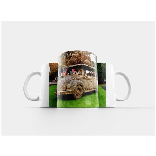 фото Кружка "автомобиль, vw beetle, падение" 320 мл lotsprints