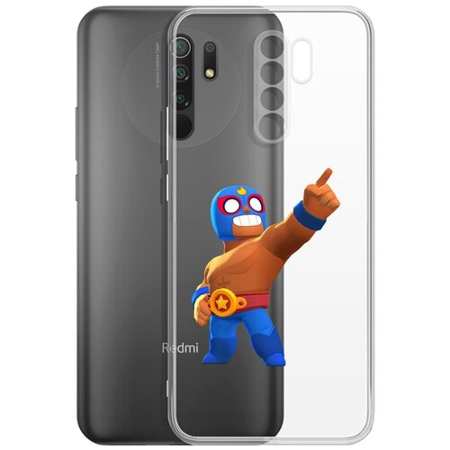 фото Чехол-накладка clear case brawl stars-эль примо для xiaomi redmi 9 krutoff group