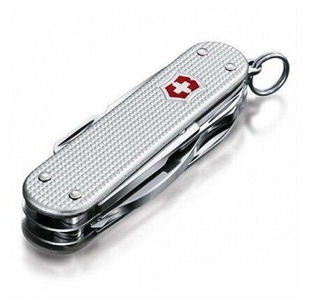 Victorinox Нож-брелок Alox MiniChamp, 58 мм, 14 фнк, серебристый 0.6381.26, 0.6381.26 - фотография № 9