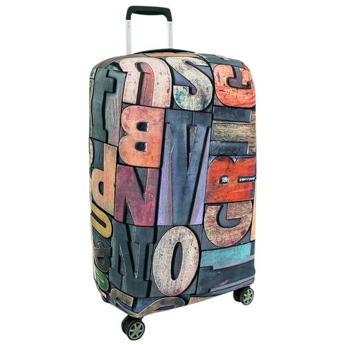 Чехол для чемодана RATEL, размер L, оранжевый, серый