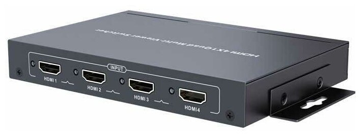 Переключатель HDMI 4x1 с функцией квадрирования изображения 1080p@60Hz Lenkeng LKV401MS