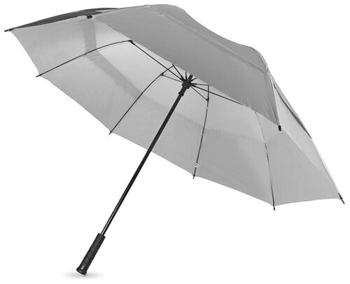 Зонт-трость Cardiff, серебристый