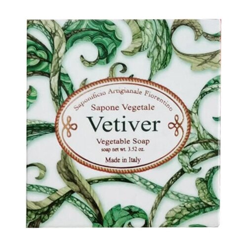 Saponificio Artigianale Fiorentino Унисекс Vetiver Мыло туалетное Ветивер 100г