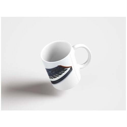 фото Кружка "старинный синтезатор, крушить, crumar исполнитель 320 мл. белая" lotsprints