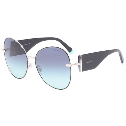 Солнцезащитные очки Tiffany, бесцветный, серебряный