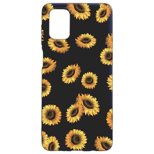 RE: PA Чехол - накладка Soft Sense для Samsung Galaxy M51 с 3D принтом Sunflowers черный re pa чехол накладка soft sense для samsung galaxy a80 с 3d принтом sunflowers черный