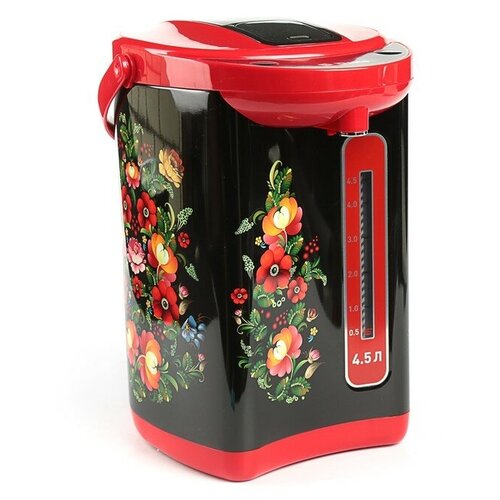 Delta Термопот DЕLTA DL-3034 45 л 750 Вт чёрно-красный с рисунком Хохлома 721000₽