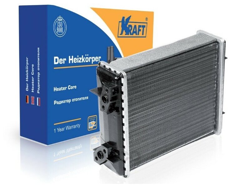 Радиатор Отопителя (Механический) Ваз 2101-07 2121-2131 (Узкий) Kraft арт KT104002