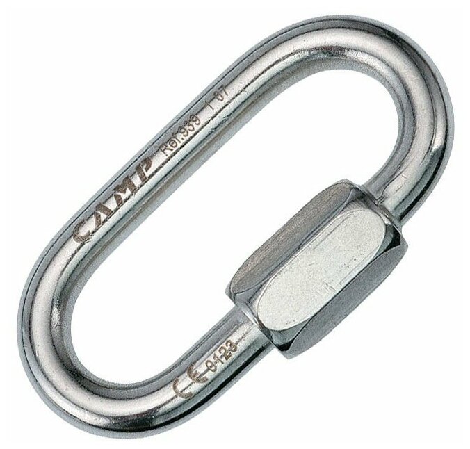 Карабин Oval Stainless Steel Plated Quick Link | 8 mm | CAMP