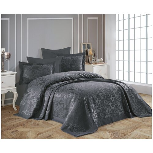 Покрывало жаккардовое с наволочками Gardines GUL 240x260 (duman)