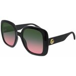 Gucci GG 0713S 002 55 черный нейлоновое волокно - изображение