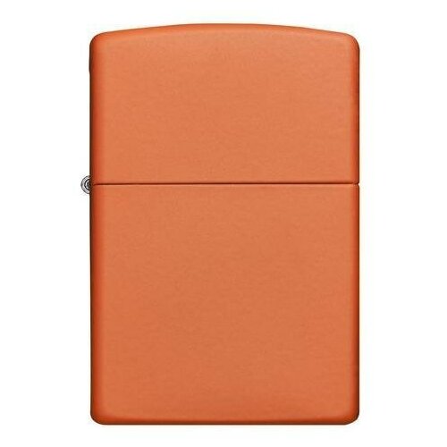 Зажигалка ZIPPO Classic с покрытием Orange Matte, латунь/сталь, оранжевая, матовая, 38x13x57 мм