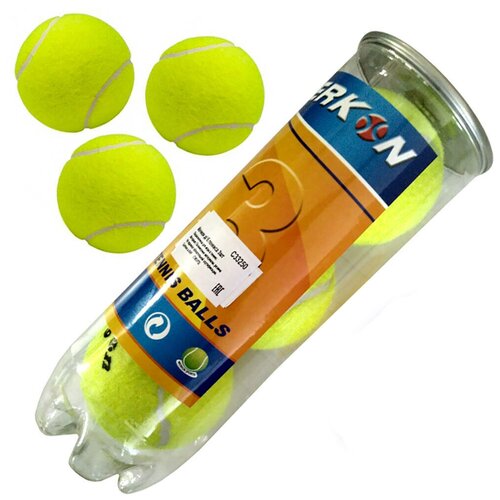 Мячи для большого тенниса 3 штуки (в тубе) C33250