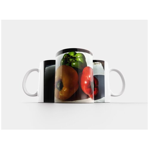 фото Кружка "перец, красный зеленый желтый, овощ" 320 мл lotsprints