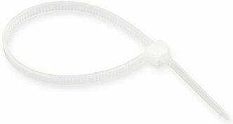Стяжки Cablexpert NYT-150x3.6 пластиковые 150 мм х 3.6 мм, белые (100 шт.)