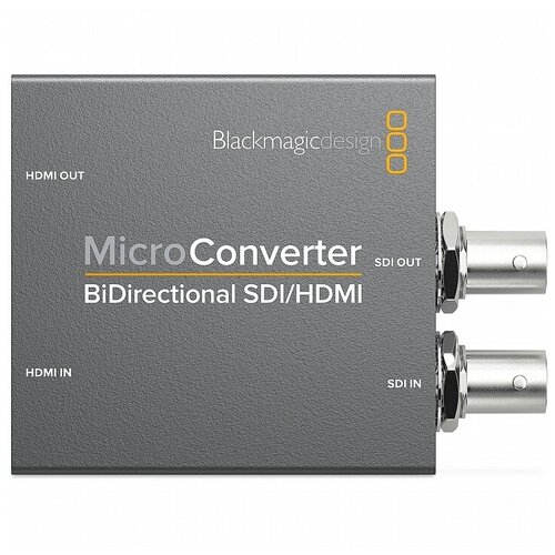 Blackmagic Micro Converter BiDirectional SDI/HDMI wPSU микро конвертер mini 3g hd sdi bnc to fiber optical media audio converter 1080p hd sdi over fiber optic video transceiver extender 20km