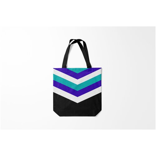 фото Сумка-шоппер / 40х40 см / тренды / геометрия минимализм burnettie