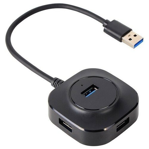 USB-концентратор VCOM USB3.0-4 USB3.0 +microUSB 0.3m (DH307)