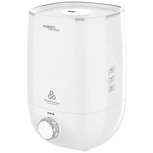 Увлажнитель SCARLETT SC-AH986M22 объем бака 38 л 25 Вт арома-контейнер белый 509300₽