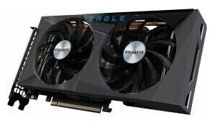 Видеокарта GigaByte GeForce RTX 3060 Eagle 12G LHR 1777Mhz PCI-E 40 12288Mb 15000Mhz 192-bit 2xHDMI 2xDP GV-N3060EAGLE-12GD Rev 20