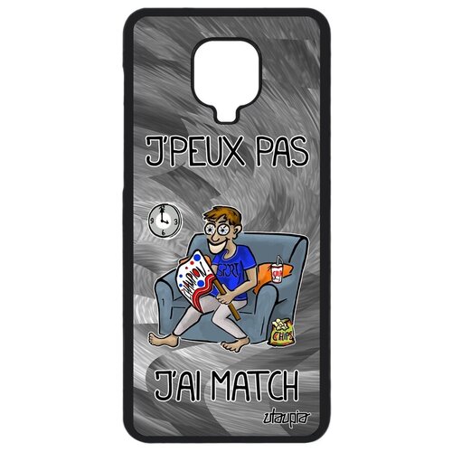 фото Простой чехол на телефон // xiaomi redmi note 9s // "не могу - у меня матч!" чемпионат кубок, utaupia, серый