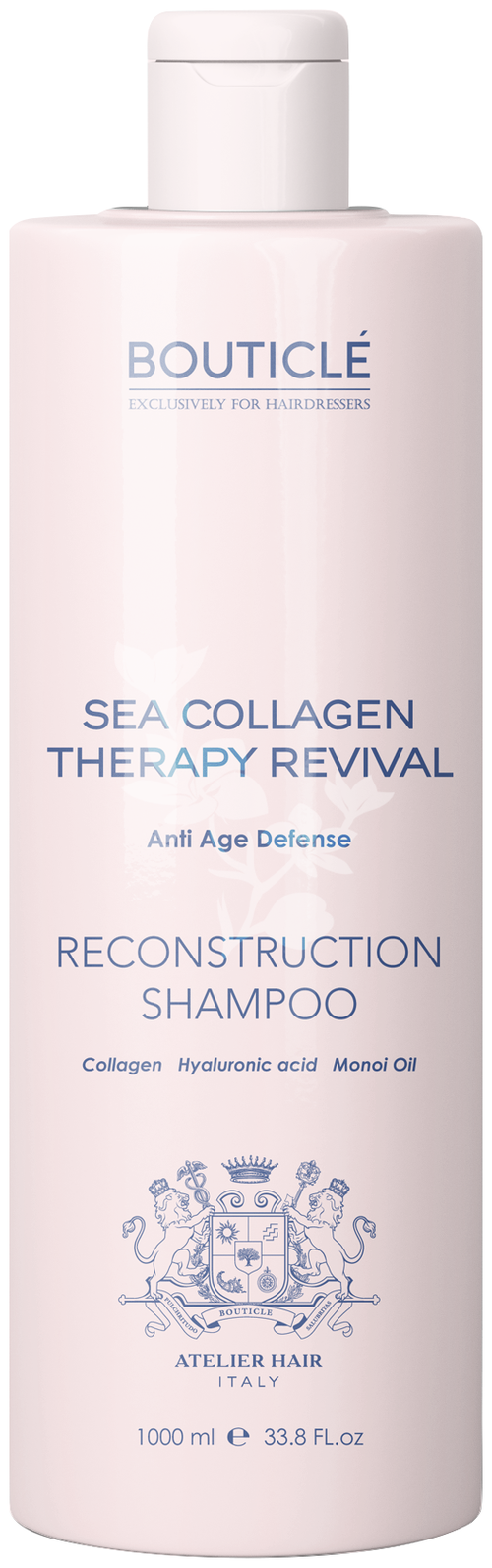 Bouticle шампунь Sea Collagen Reconstruction коллагеновый, 1000 мл