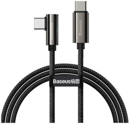 Кабель USB-C BASEUS Legend, Type-C - Type-C, 5A, 100W, 1 м, черный