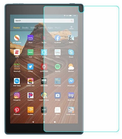 Amazon Fire HD 10 (2019) защитный экран из нано стекла 9H одна штука