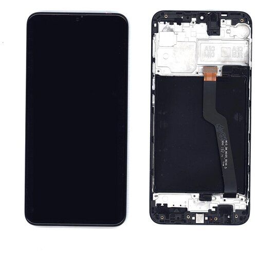Дисплей для Samsung Galaxy A10 SM-A105F в сборе с тачскрином и рамкой (TFT) черный дисплей для смартфона samsung galaxy a71 a715f в сборе с тачскрином черный 1 шт
