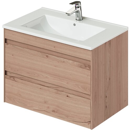 Тумба с раковиной Тайга 75 подвесная