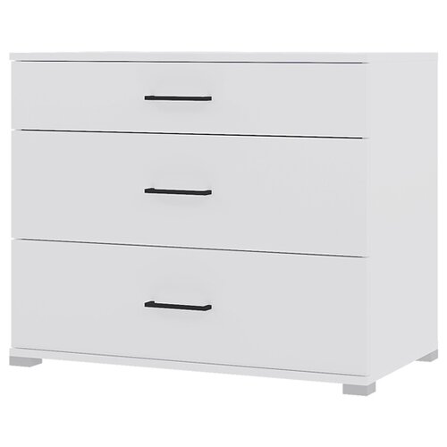 Комод Горизонт Виктор, ШхГхВ: 80х44.6х65.9 см, цвет: белый