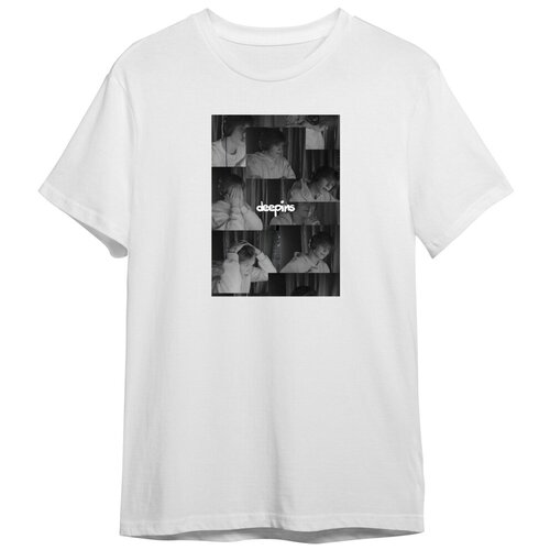 фото Футболка сувенирshop "deepins/дипинс/jojohf/жожо" белая xl сувенир shop