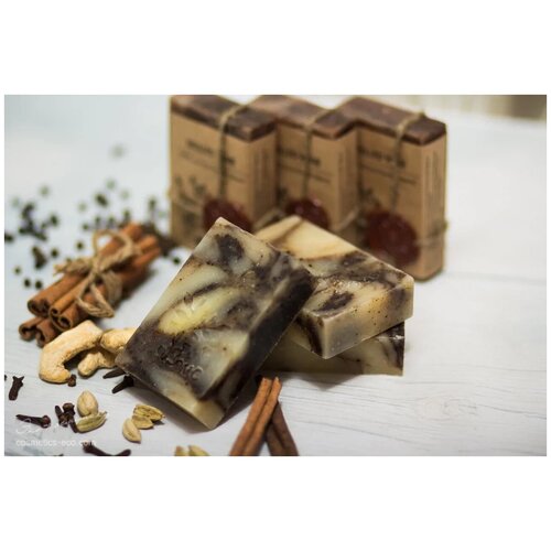 Натуральное мыло-скраб со специями 