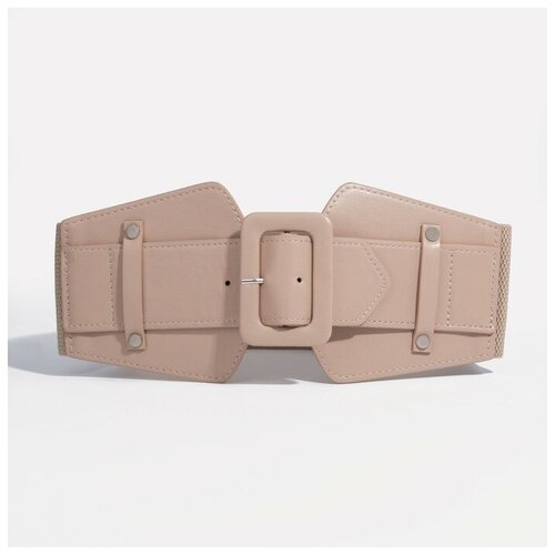 фото Ремень сима-ленд, размер 70, бежевый сима-лэнд