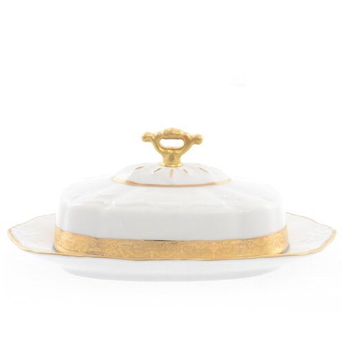 Масленка Carlsbad Мария Луиза матовая полоса