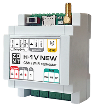 Беспроводной термостат Zont H-1V NEW GSM/Wi-Fi ML00005890